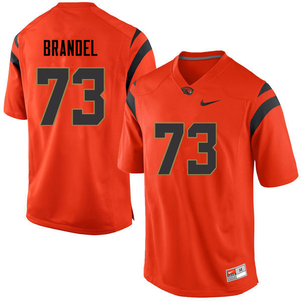 Men Oregon State Beavers #73 Blake Brandel College Football Jerseys Sale-Orange